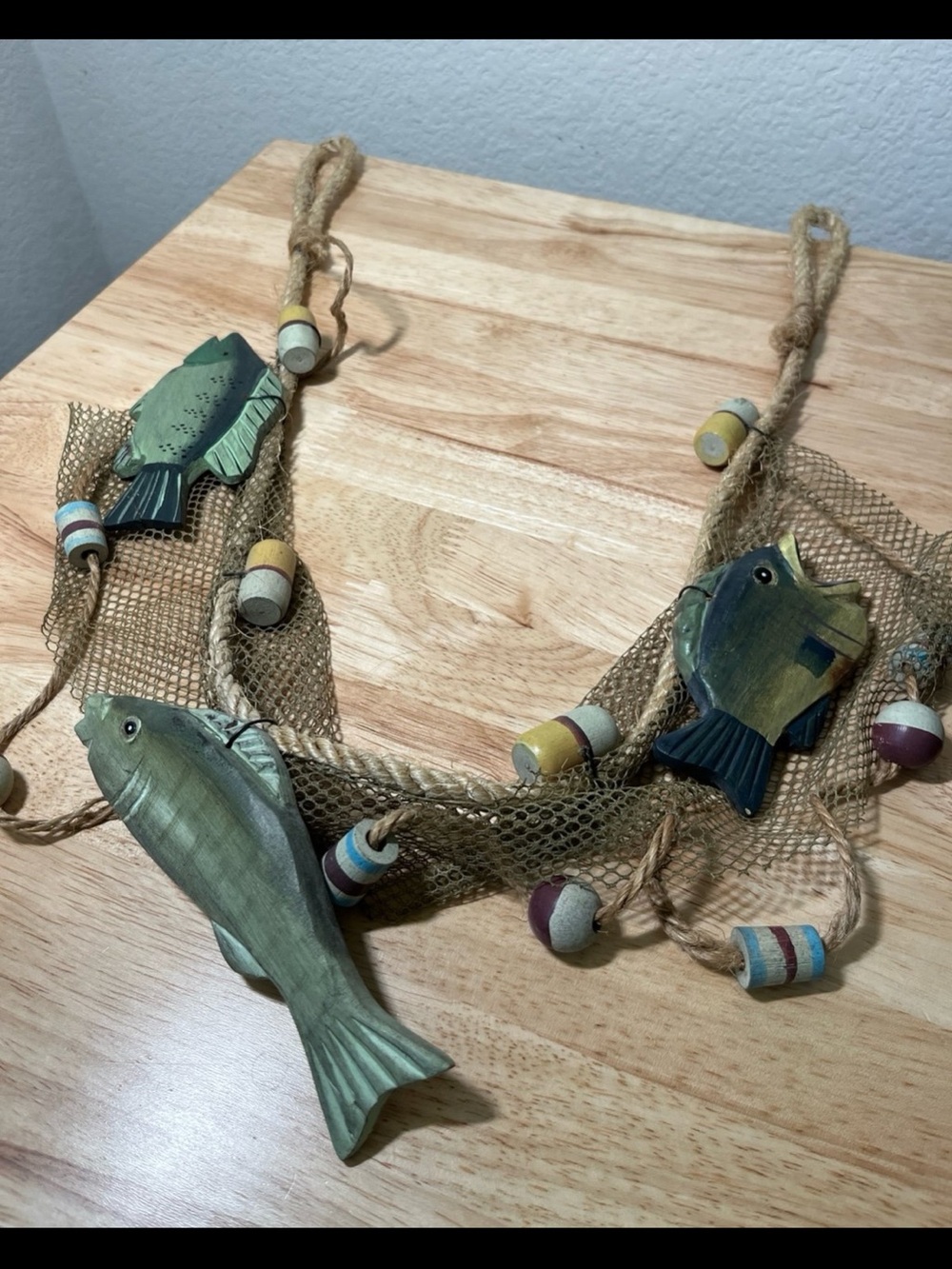Fish Net Home Decor Hanging Art Father’s Day Gift